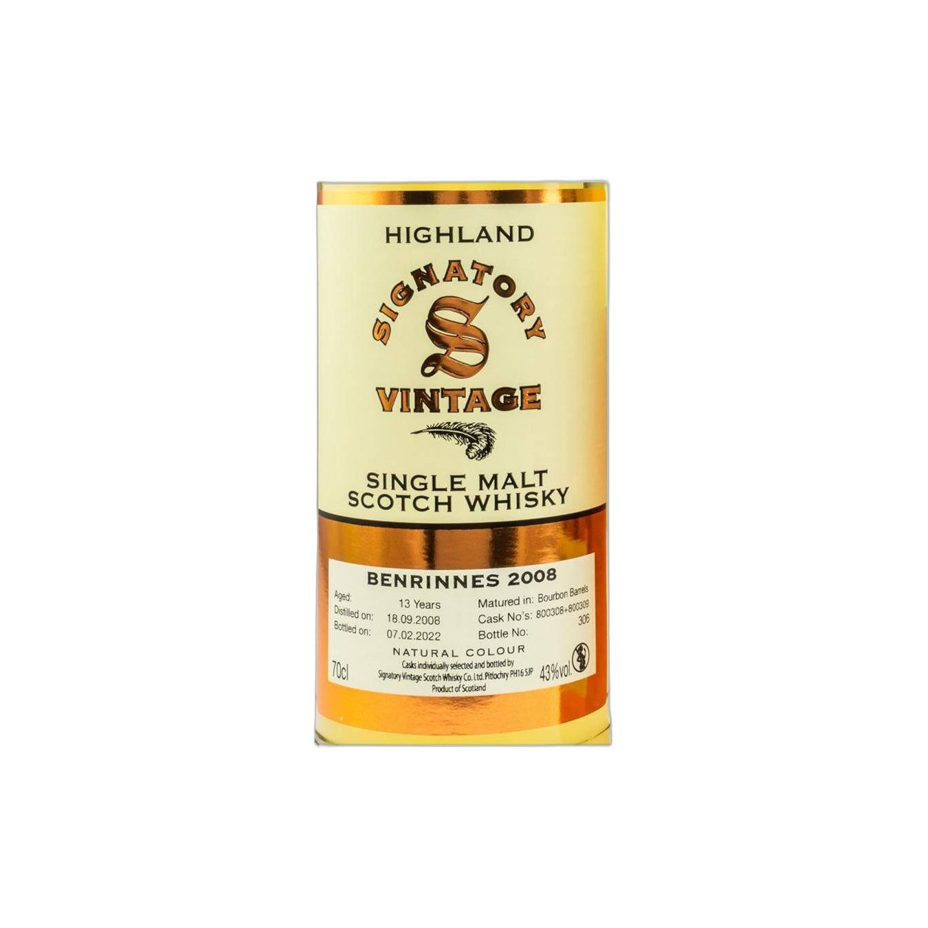 Benrinnes Vintage Collection 2008 13 Years Single Malt Whisky 3
