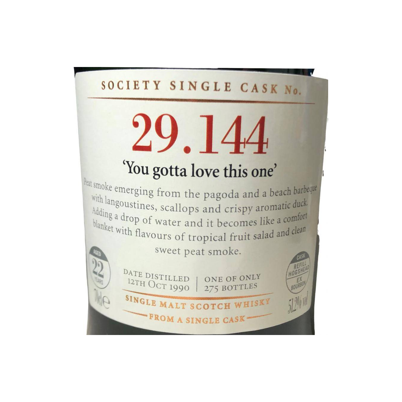 The Scotch Malt Whisky Society 1990 22 Years Single Malt Whisky 2