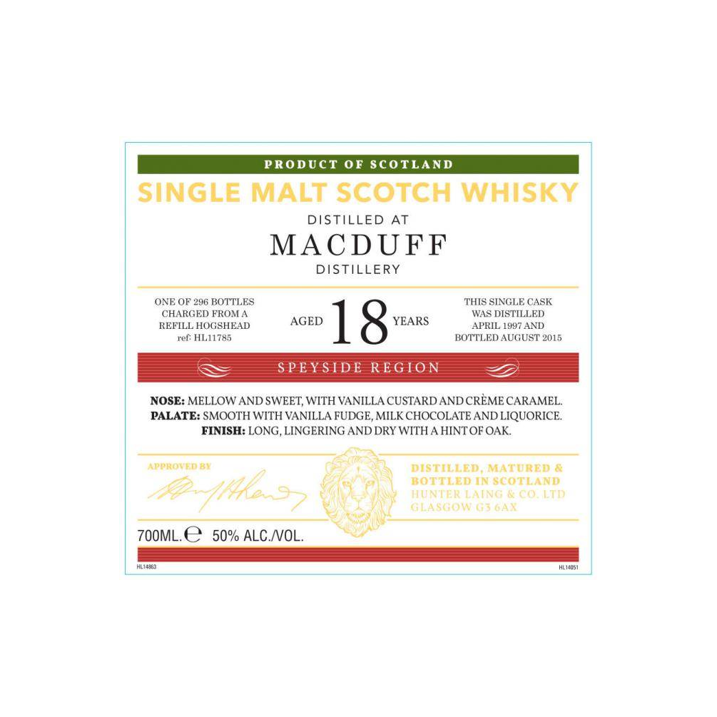 Macduff Old Malt Cask 1997 18 Years Single Malt Whisky 2