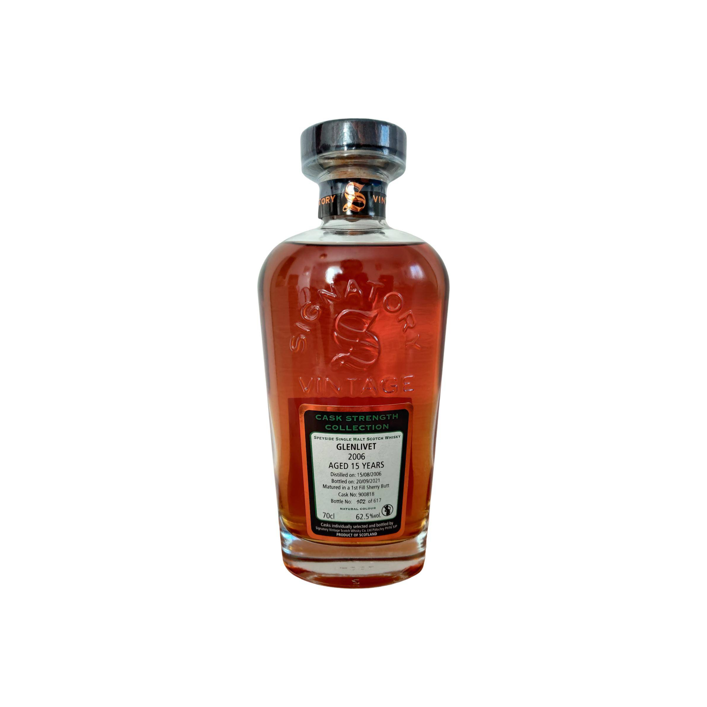 The Glenlivet Cask Strength Collection 2006 15 Years Single Malt Whisky