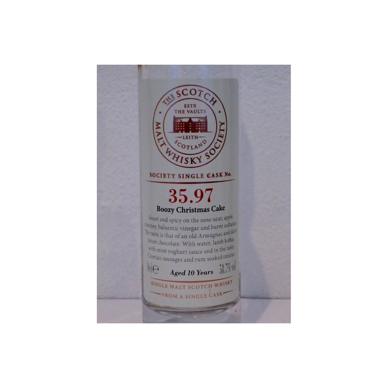 The Scotch Malt Whisky Society 2003 10 Years Single Malt Whisky 2