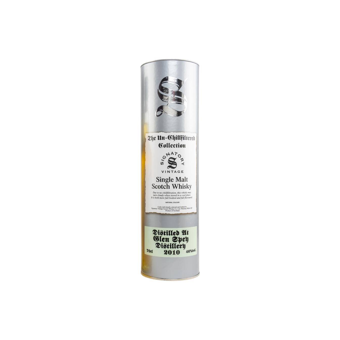 Glen Spey The Un-Chillfiltered Collection 2010 11 Years Single Malt Whisky 2