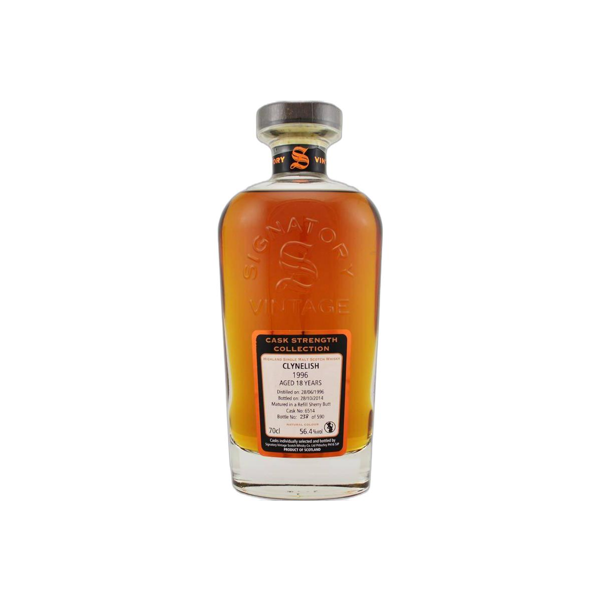 Clynelish Cask Strength Collection 1996 18 Years Single Malt Whisky