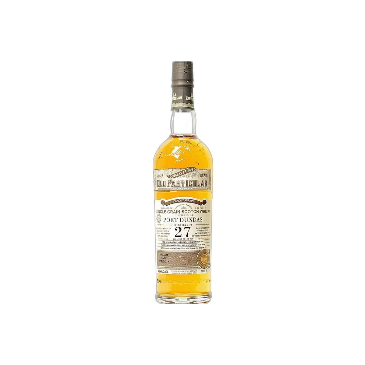 Port Dundas Old Particular 1988 27 Years Single Grain Whisky