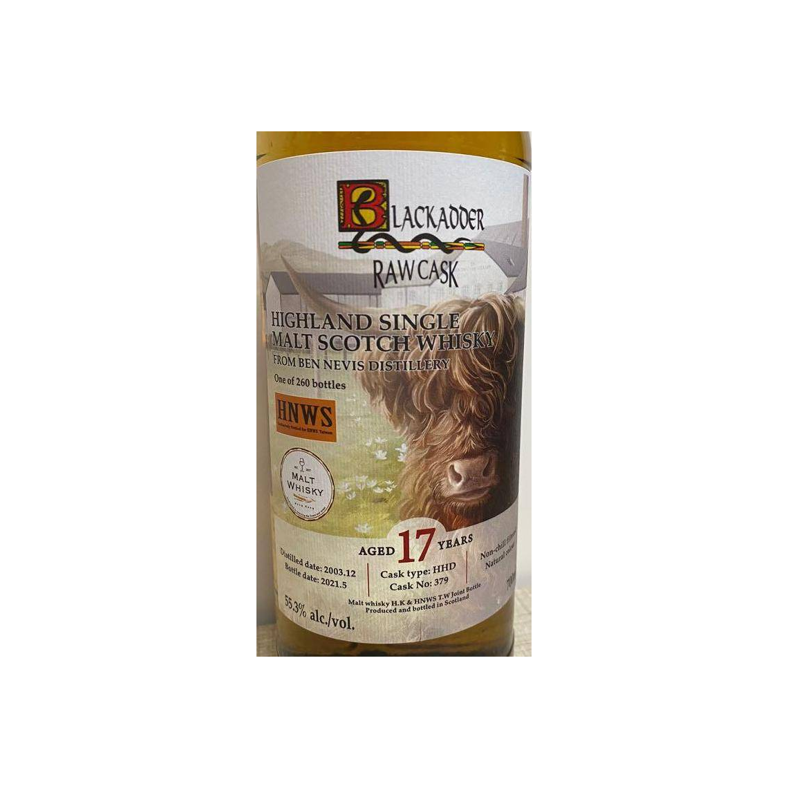 Ben Nevis Raw Cask 2003 18 Years Single Malt Whisky