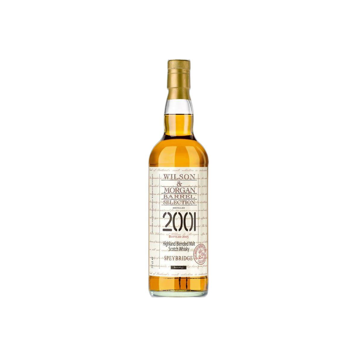 Wilson & Morgan Barrel Selection 2001 14 Years Blended Malt Whisky