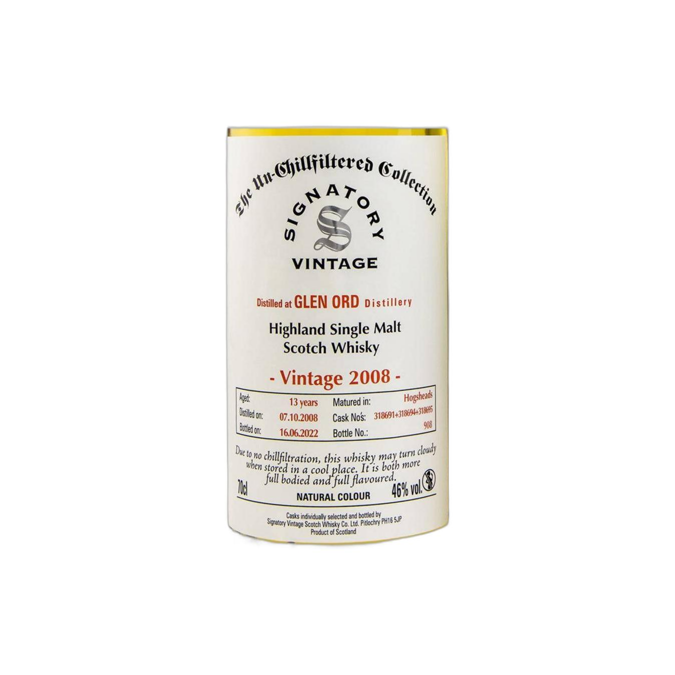 Glen Ord The Un-Chillfiltered Collection 2008 13 Years Single Malt Whisky 3