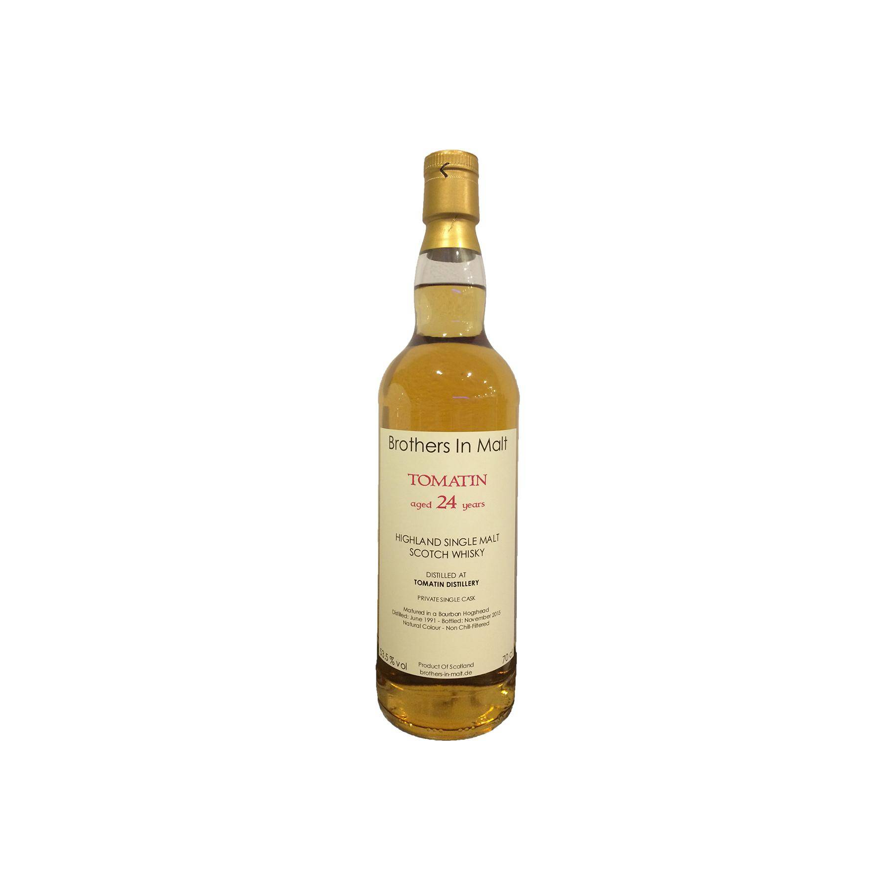Tomatin Private Cask 1991 24 Years Single Malt Whisky 2