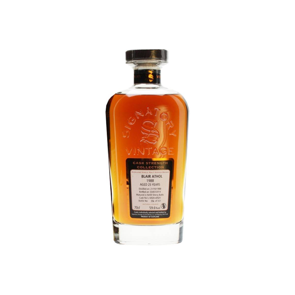 Blair Athol Cask Strength Collection 1988 25 Years Single Malt Whisky