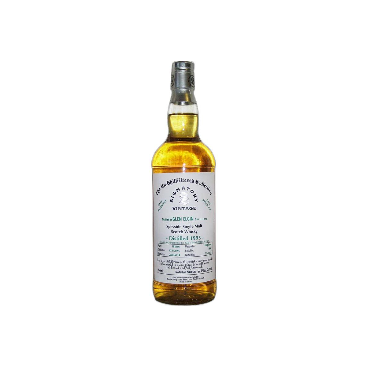 Glen Elgin 1995 18 Years Single Malt Whisky