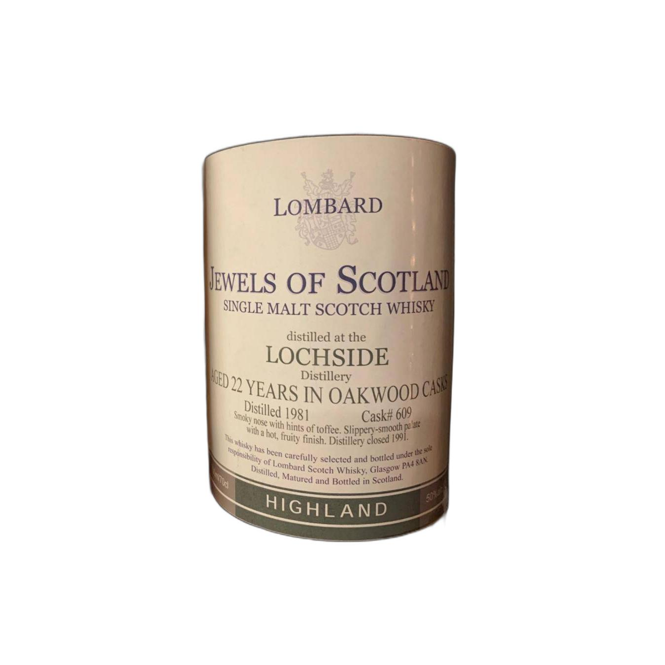 Lochside 1981 22 Years Single Malt Whisky