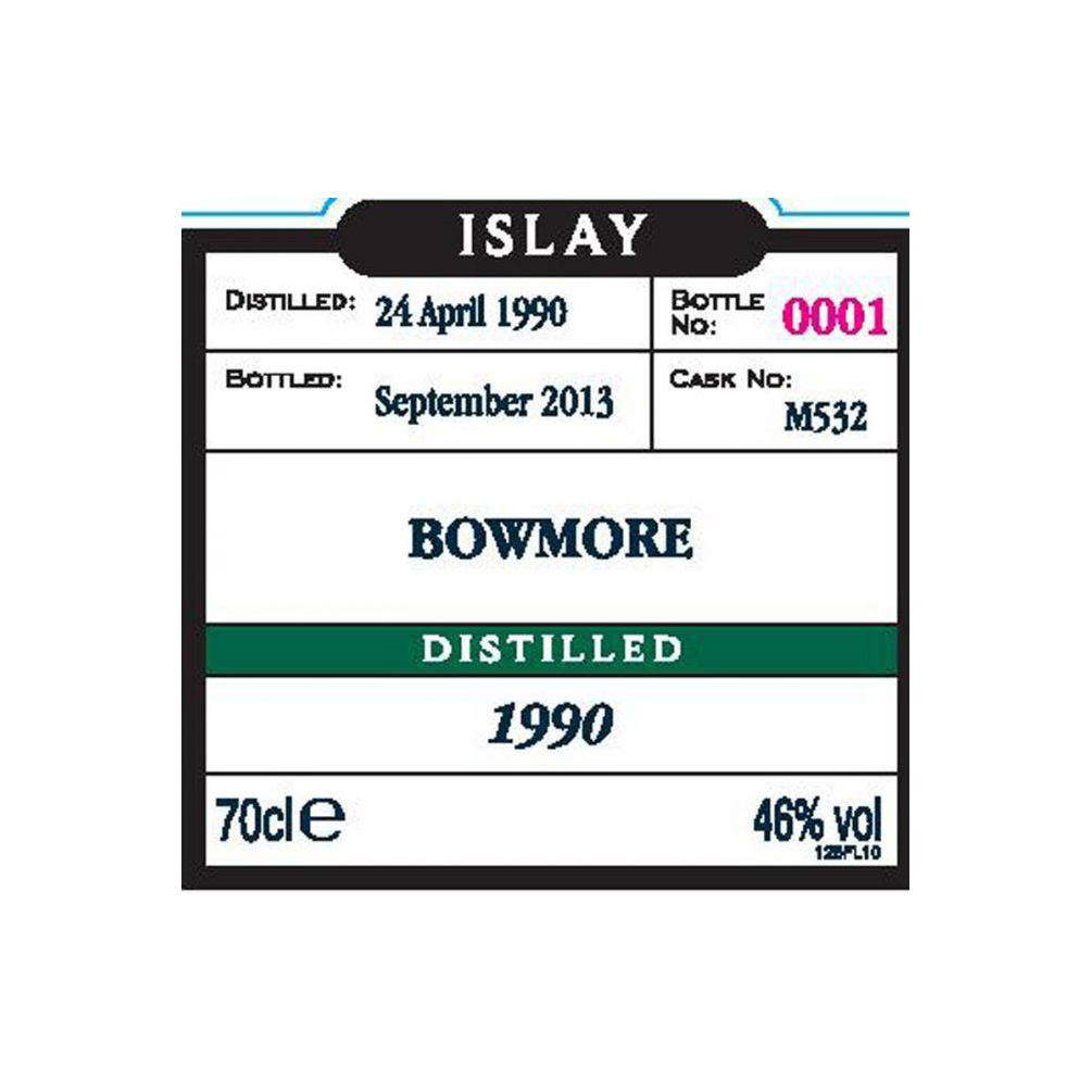 Bowmore 1990 23 Years Single Malt Whisky 3