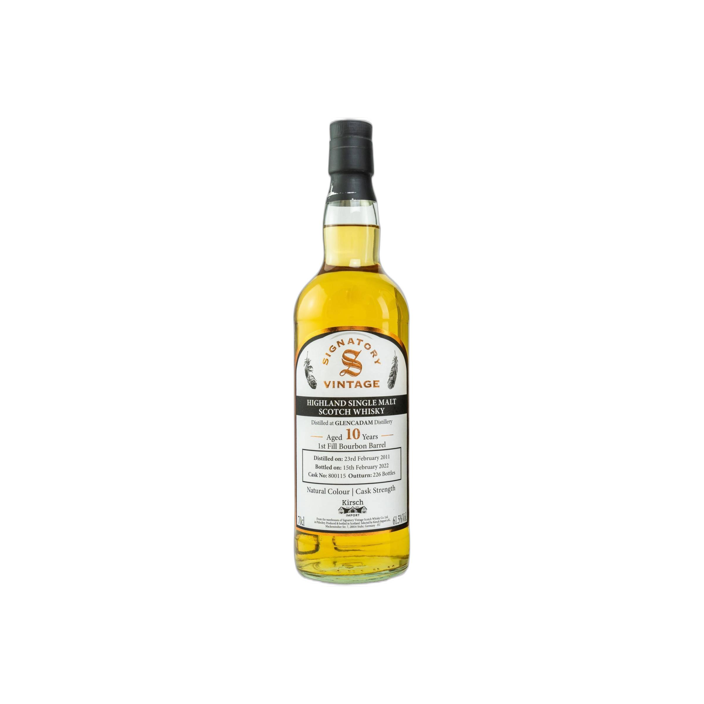 Glencadam 2011 10 Years Single Malt Whisky