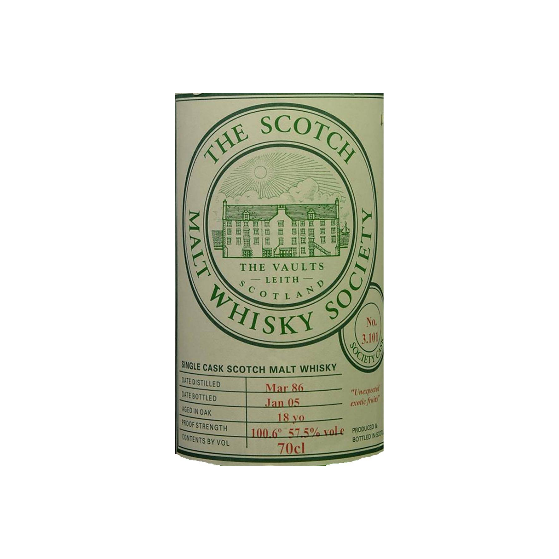 The Scotch Malt Whisky Society 1986 18 Years Single Malt Whisky 2