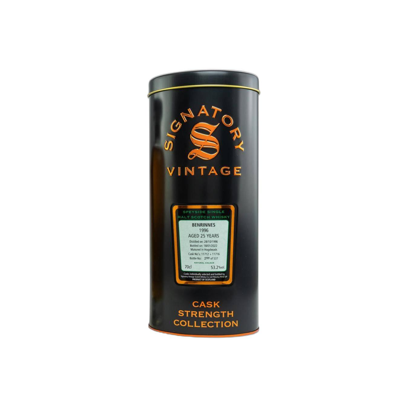 Benrinnes Cask Strength Collection 1996 25 Years Single Malt Whisky 2