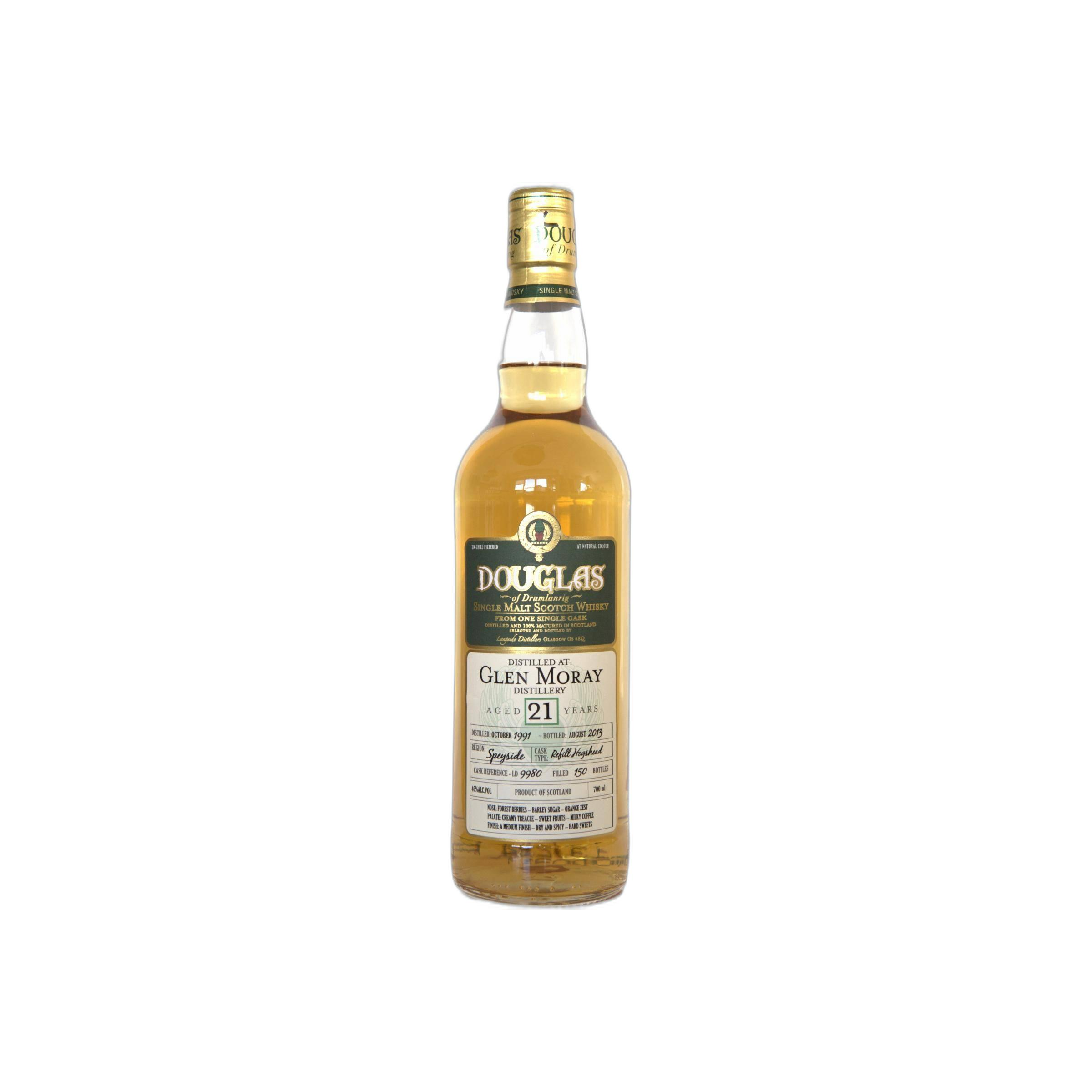 Glen Moray 1991 21 Years Single Malt Whisky