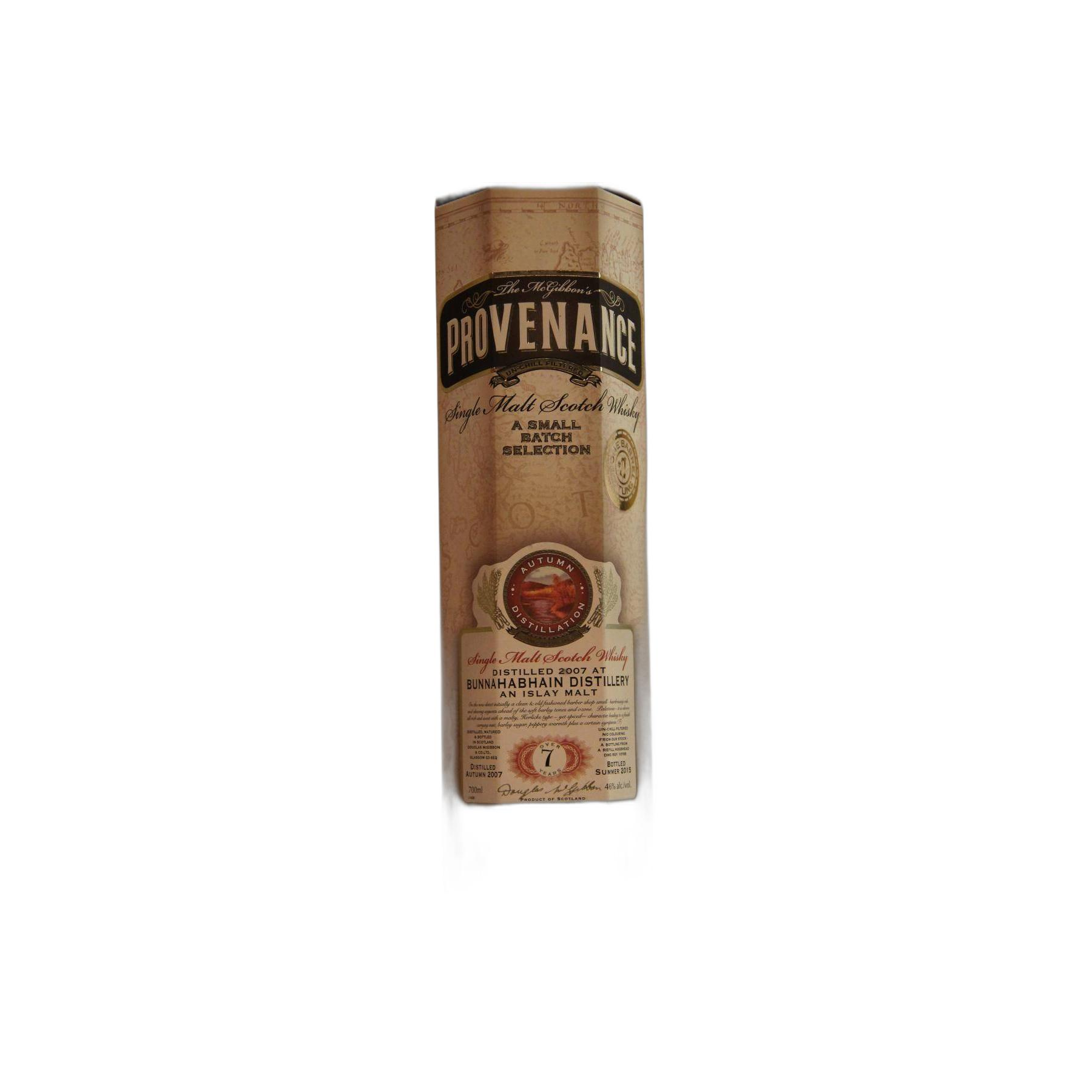 Bunnahabhain McGibbon's Provenance 2007 7 Years Single Malt Whisky 2