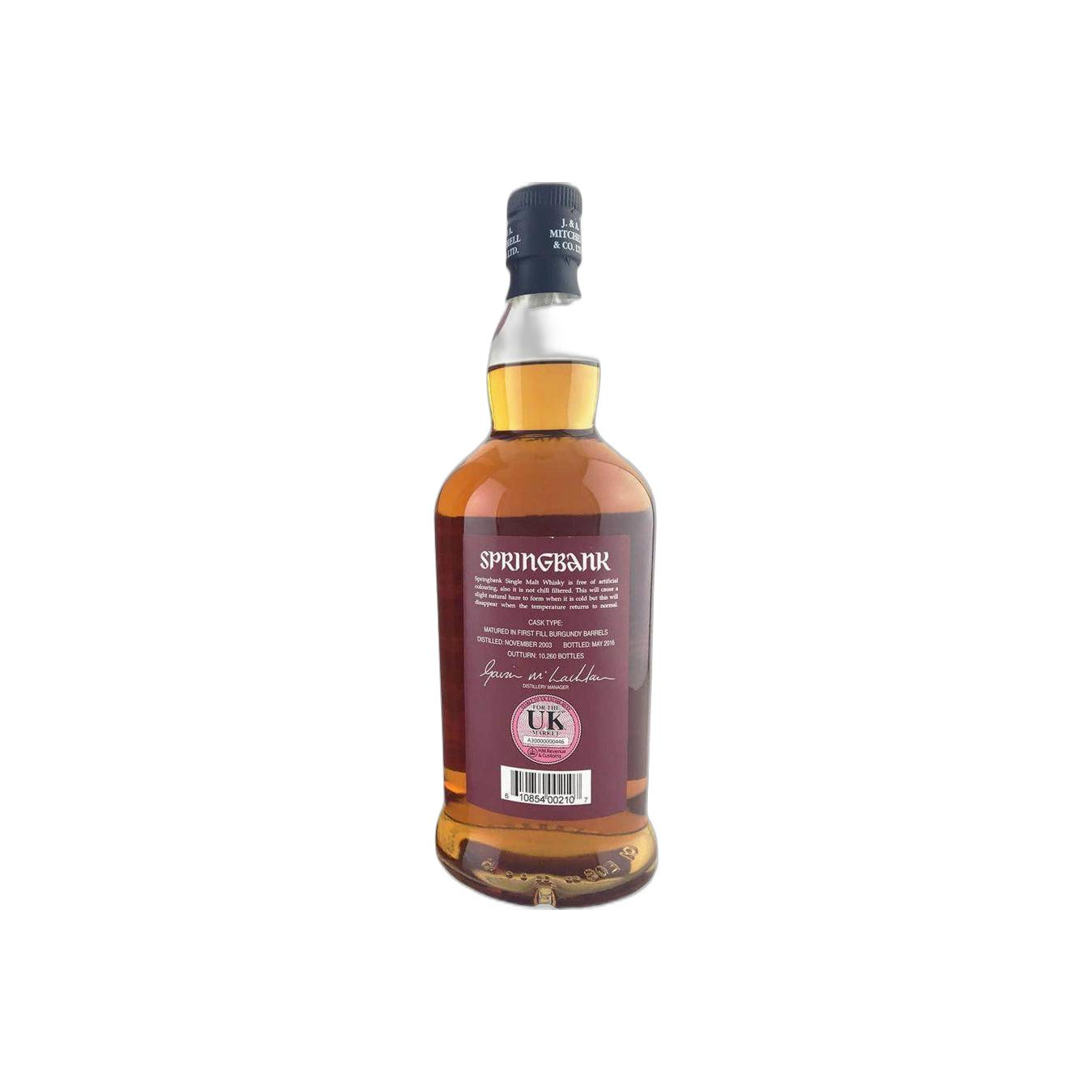 Springbank 2003 12 Years Single Malt Whisky 2