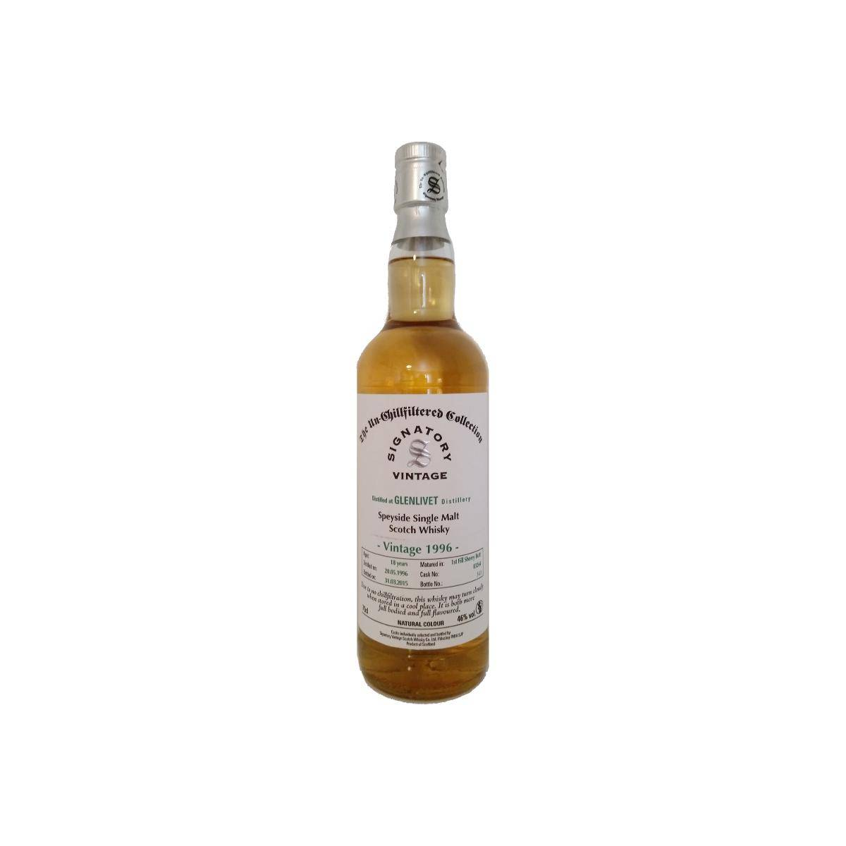 The Glenlivet The Un-Chillfiltered Collection 1996 18 Years Single Malt Whisky