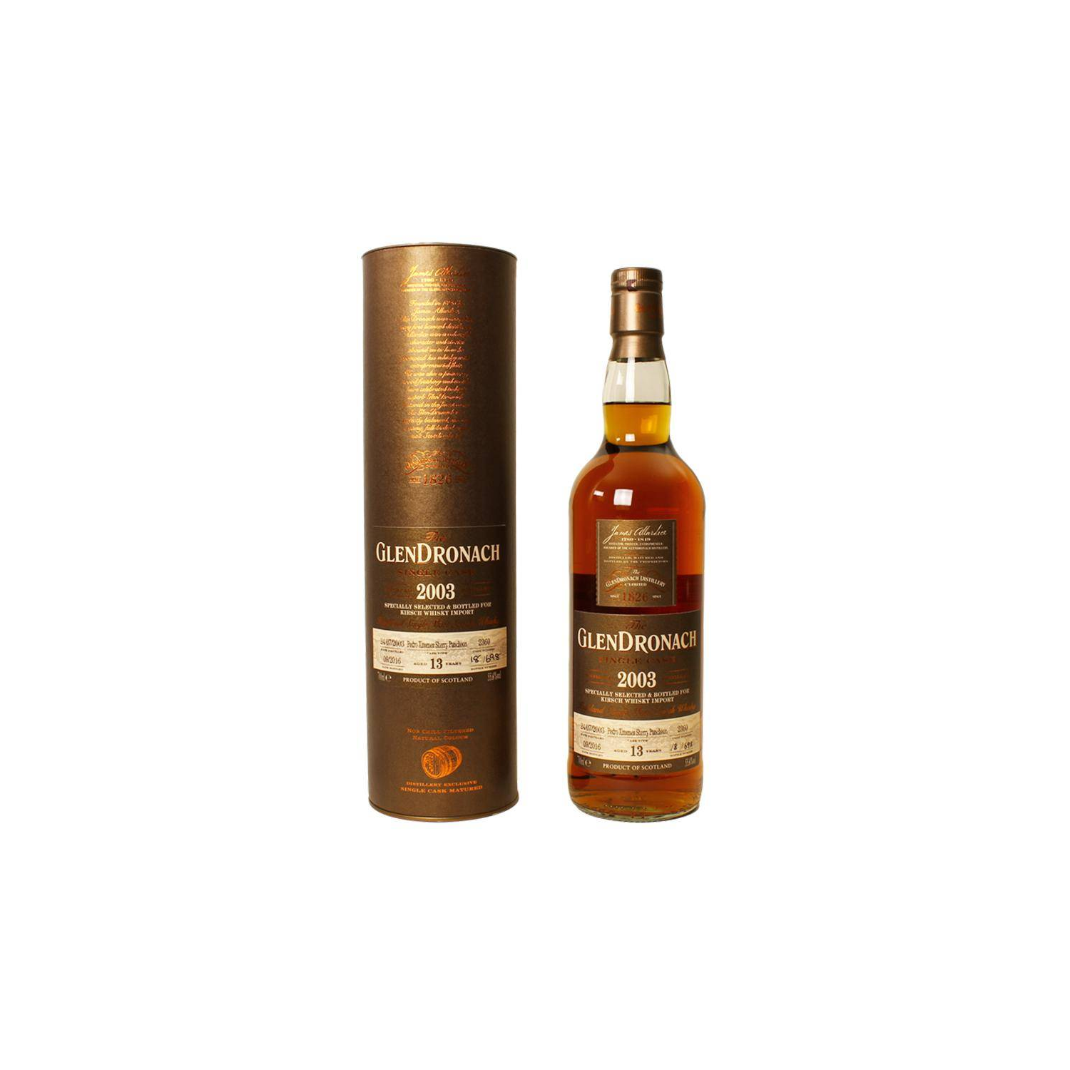 GlenDronach Single Cask 2003 13 Years Single Malt Whisky 2