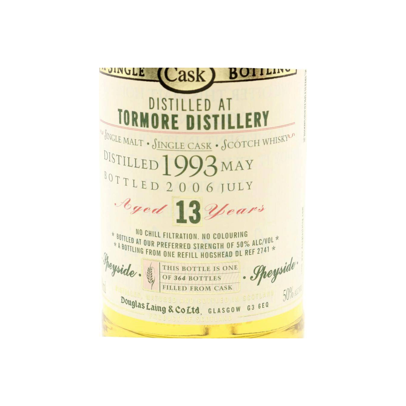 Tormore Old Malt Cask 1993 13 Years Single Malt Whisky
