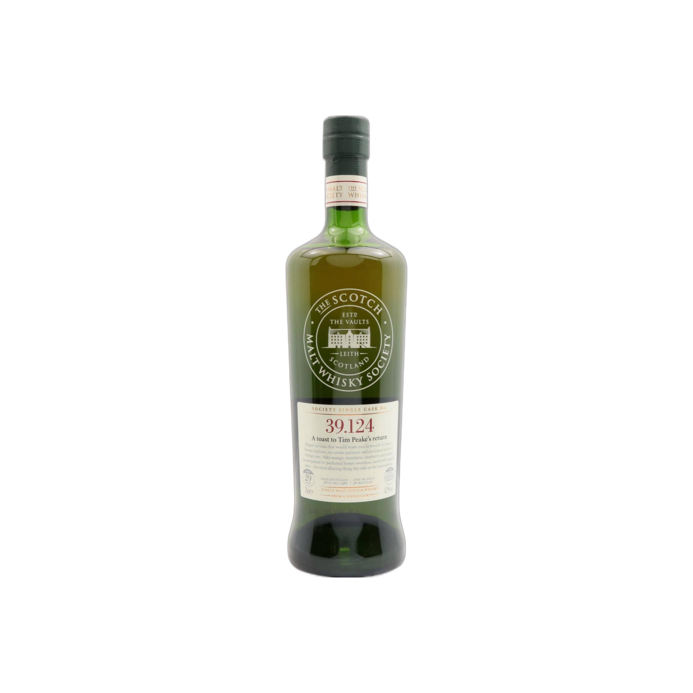 The Scotch Malt Whisky Society 1986 29 Years Single Malt Whisky