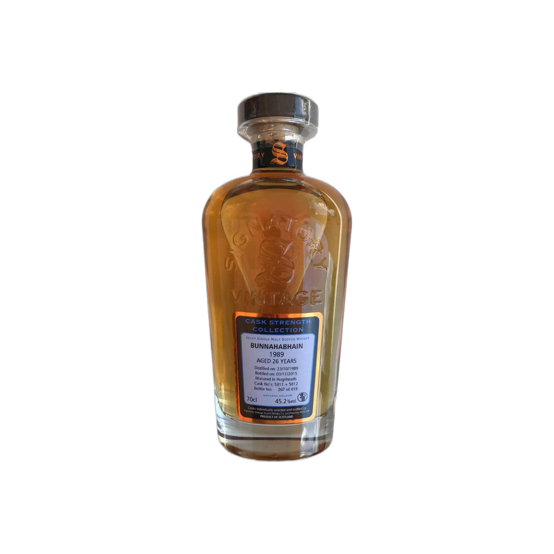 Bunnahabhain Cask Strength Collection 1989 26 Years Single Malt Whisky