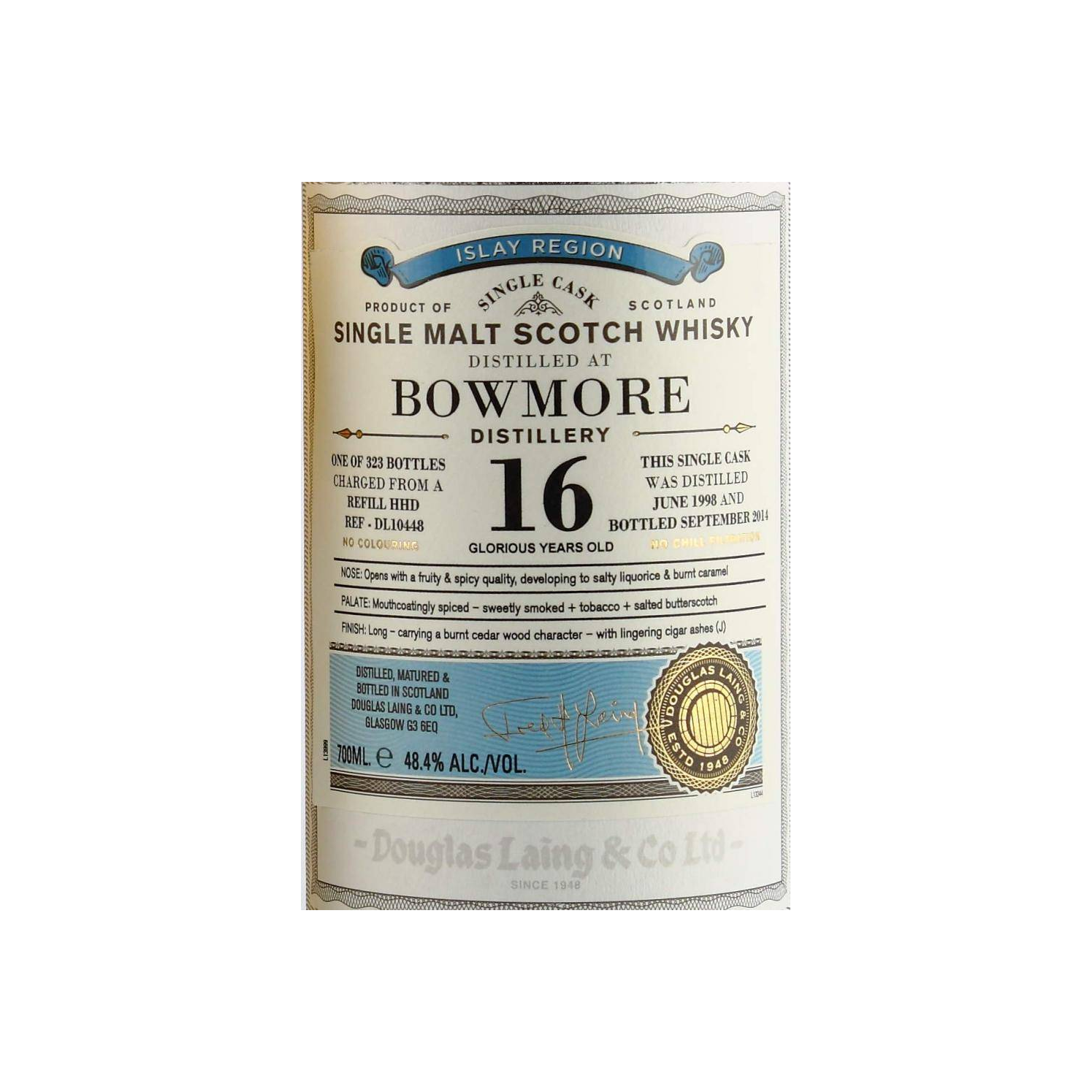 Bowmore Old Particular 1998 16 Years Single Malt Whisky