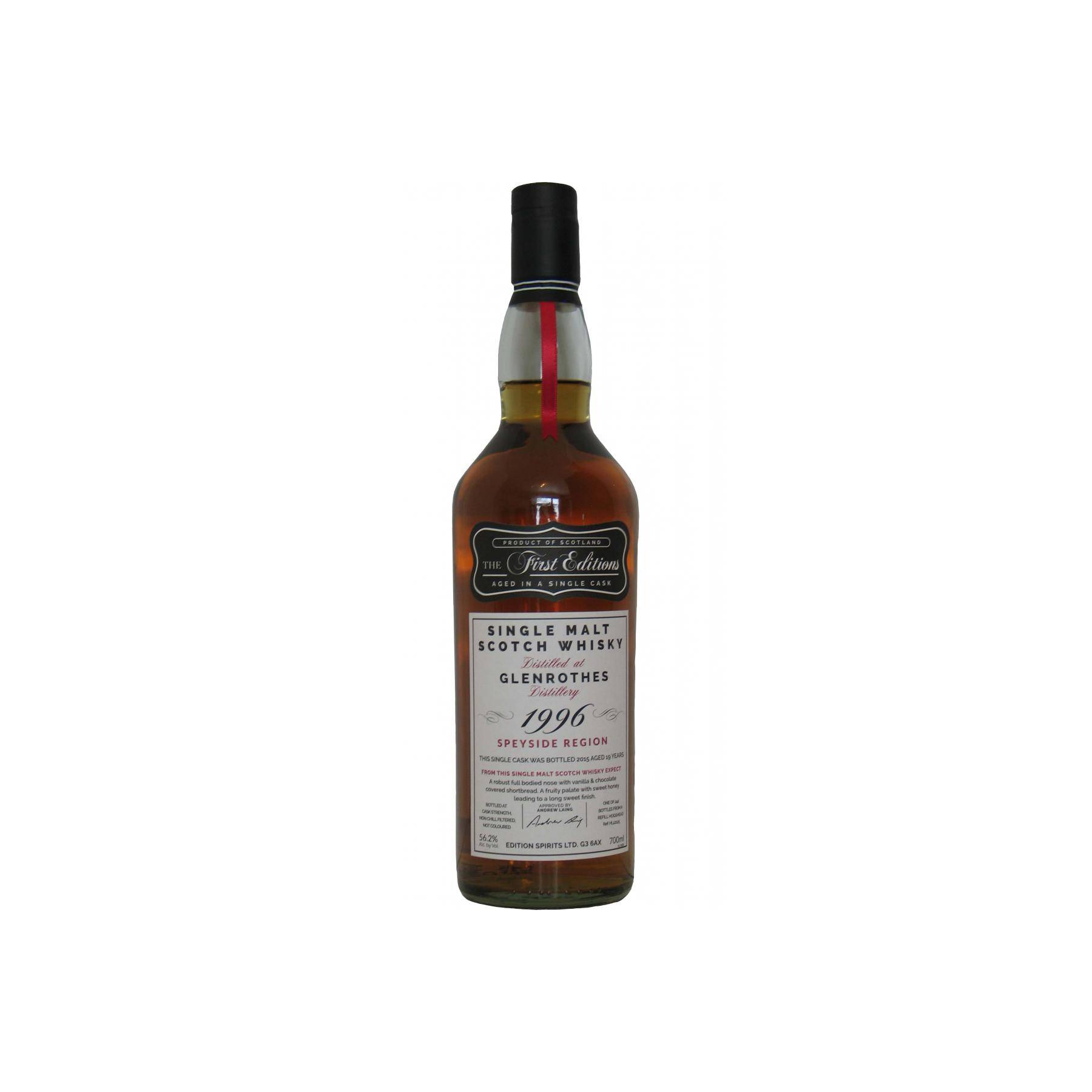 The Glenrothes The First Editions 1996 19 Years Single Malt Whisky 5