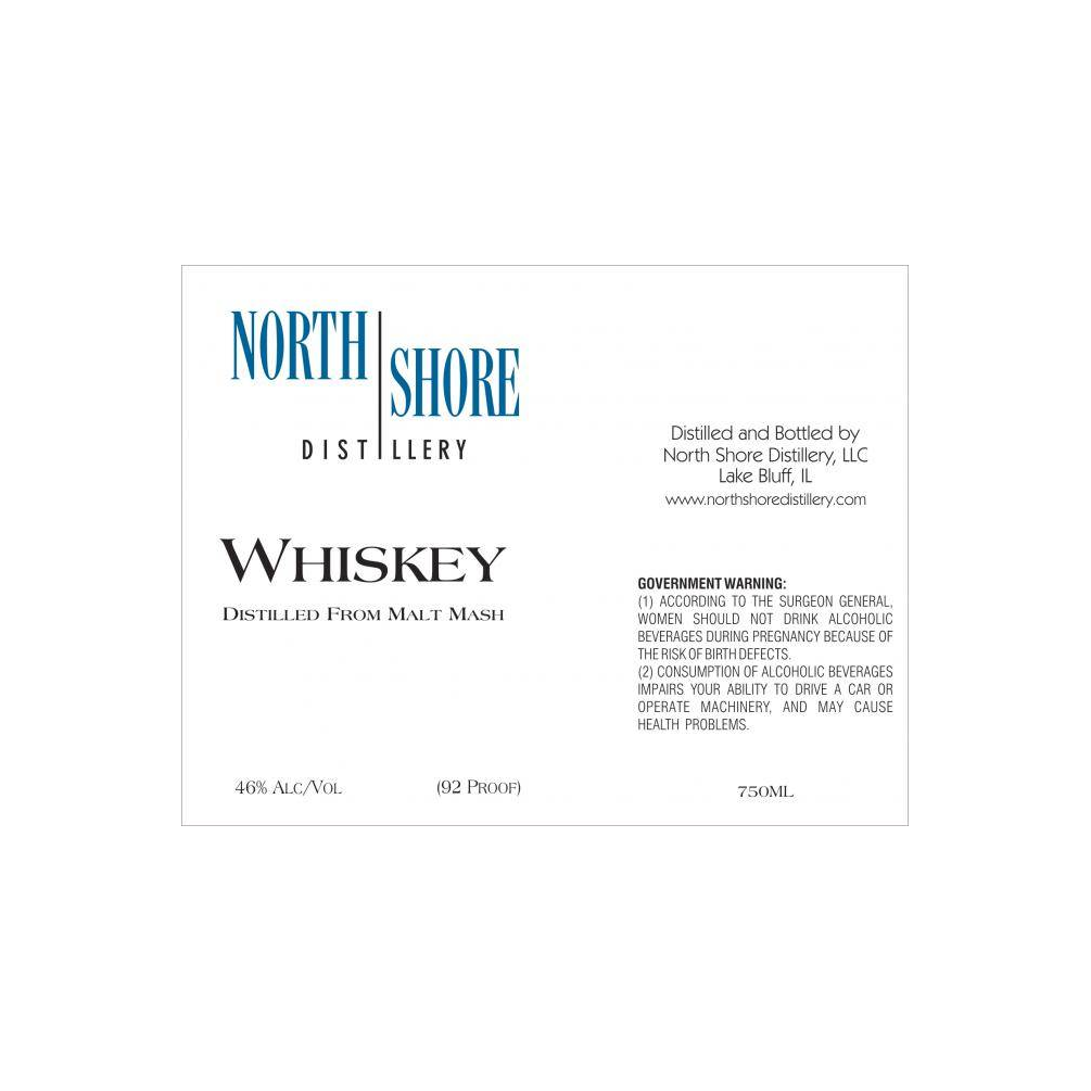 North Shore Distillery Whiskey