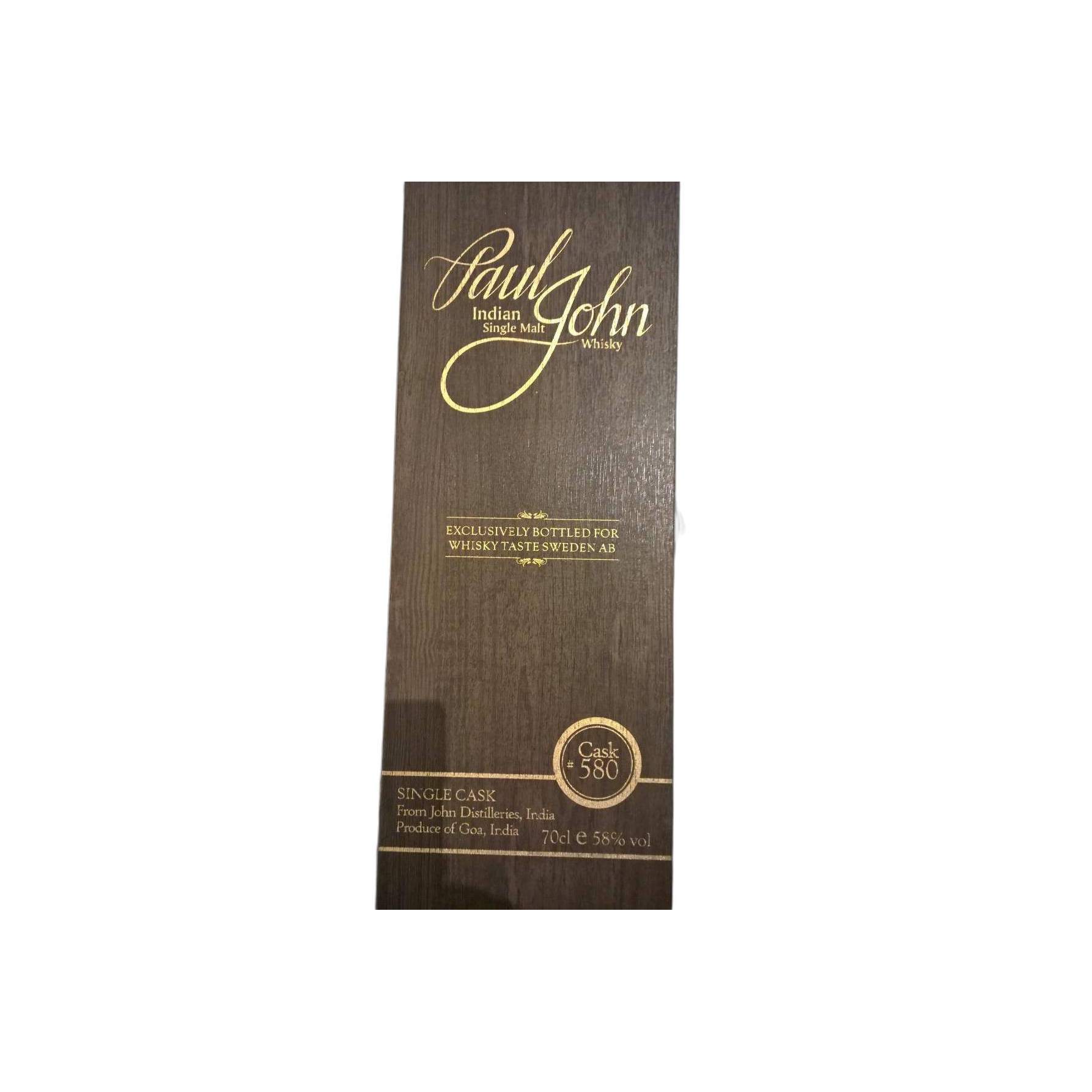 Paul John Single Malt Whisky