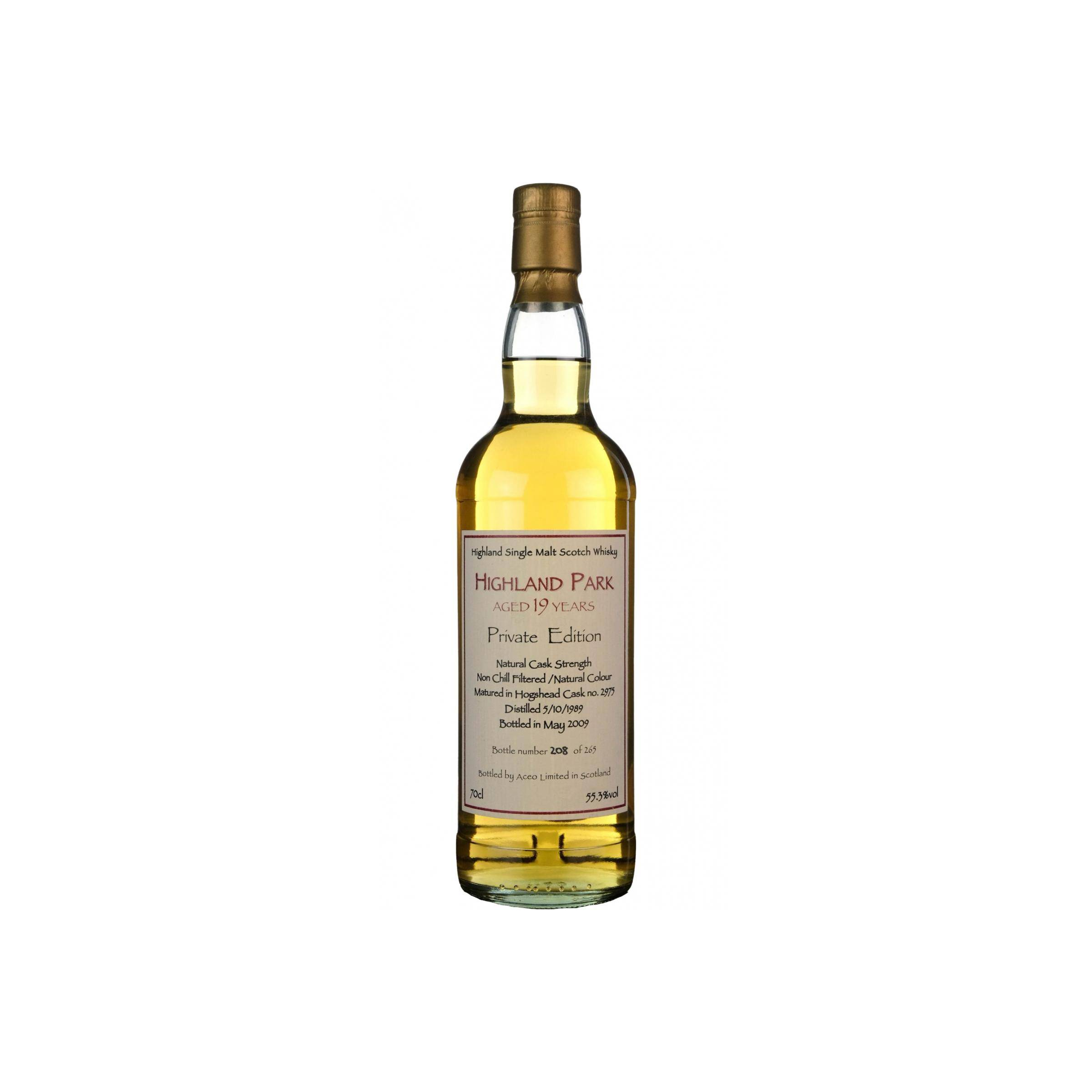 Highland Park 1989 19 Years Single Malt Whisky