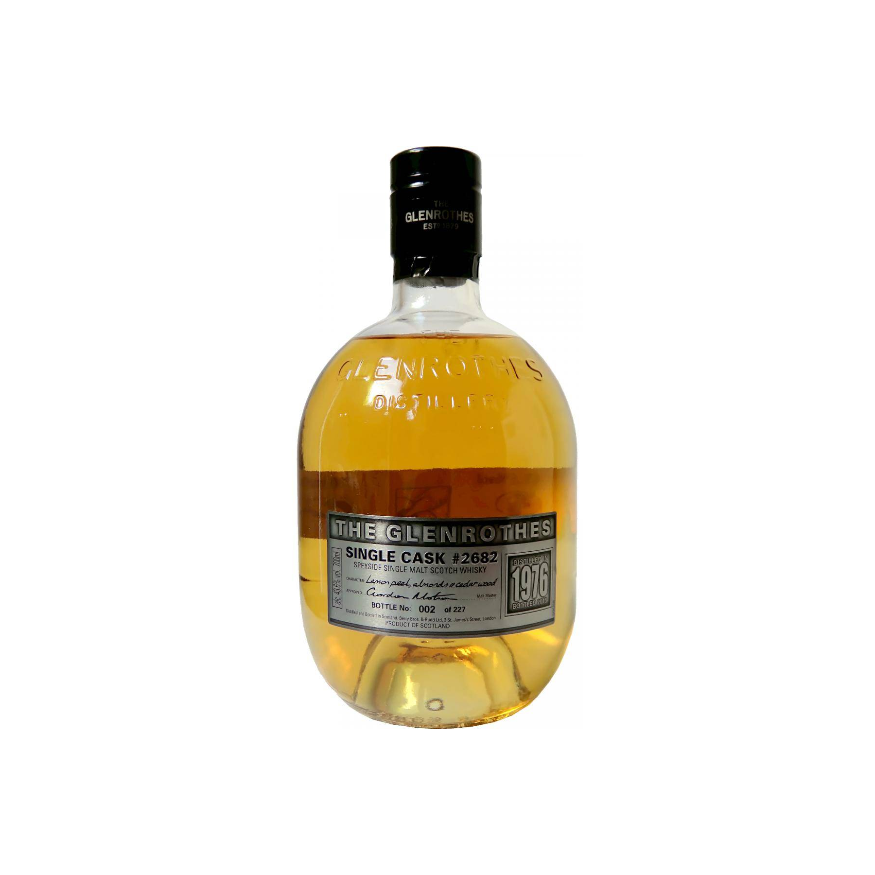 The Glenrothes Single Cask 1976 39 Years Single Malt Whisky