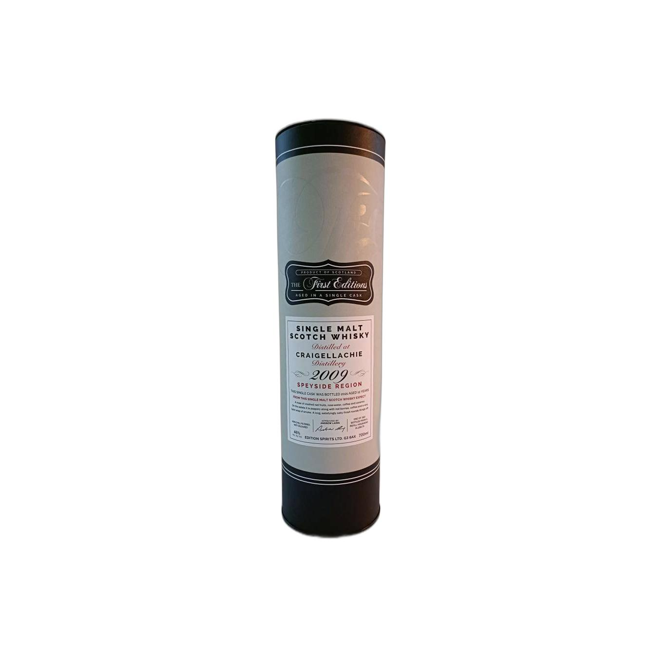 Craigellachie The First Editions 2009 12 Years Single Malt Whisky 2