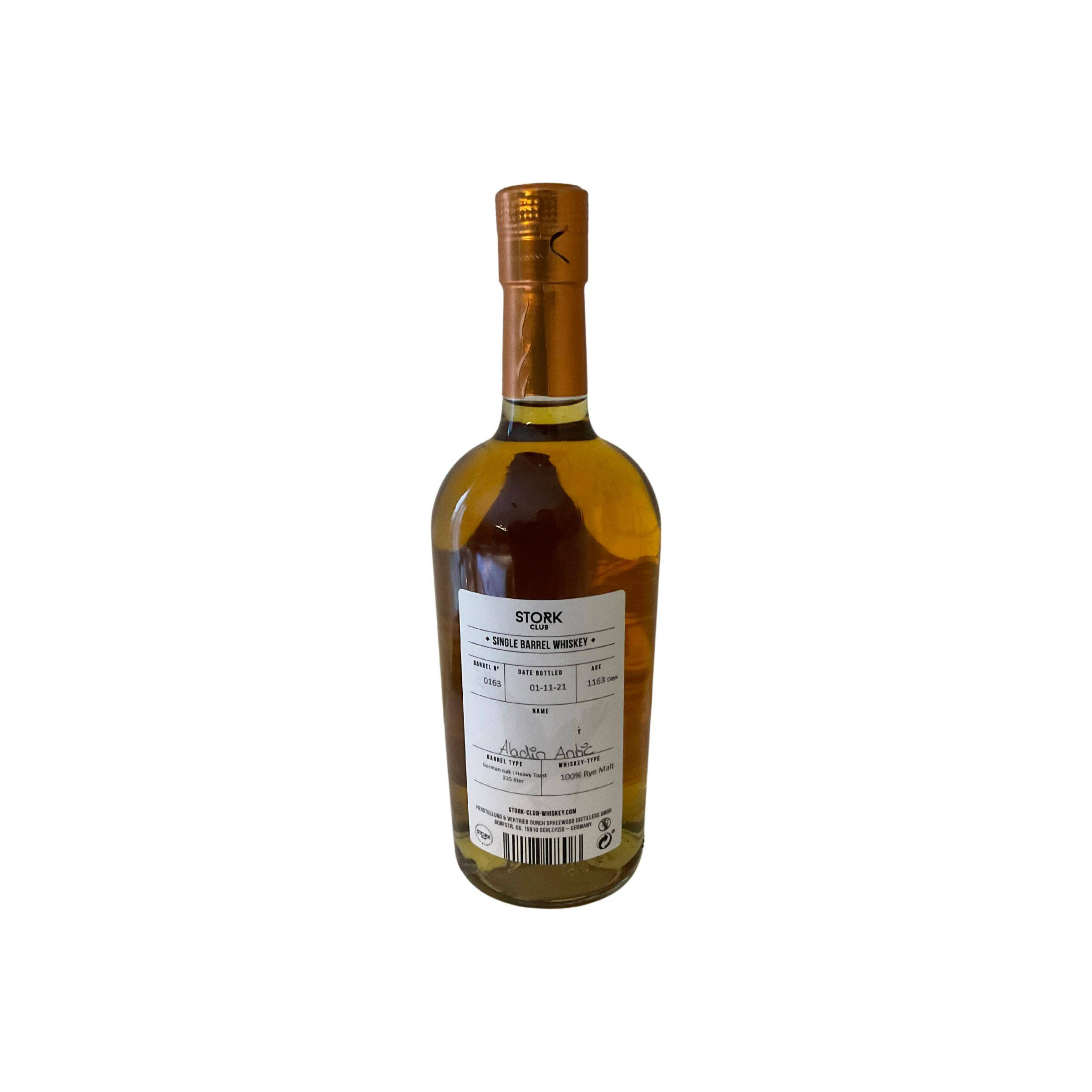 Stork Club Rye Malt Whisky 3