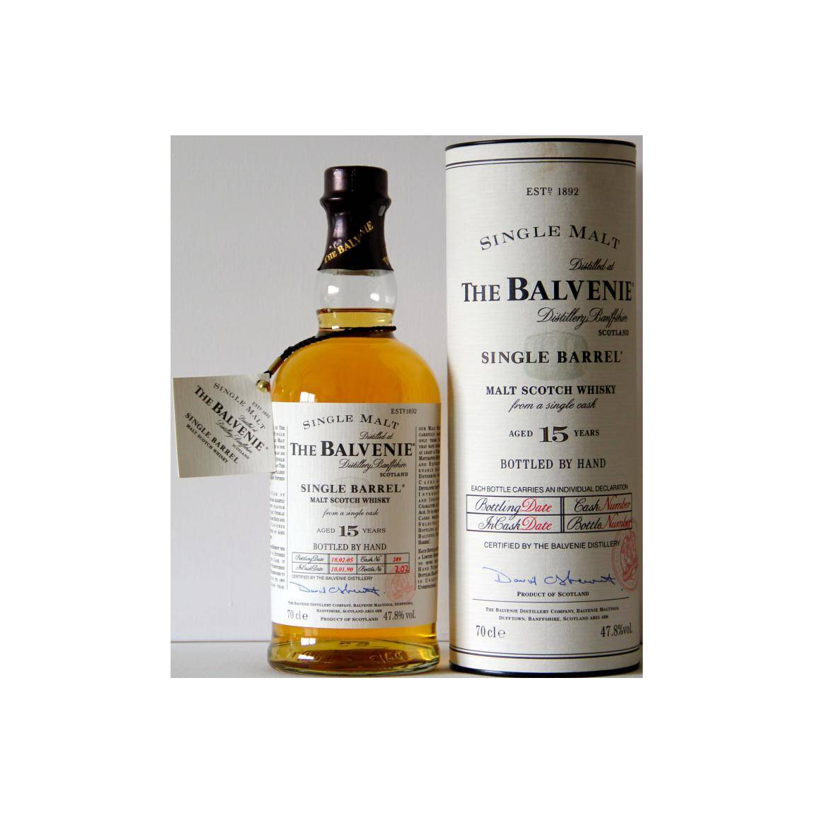 The Balvenie Single Cask 1990 15 Years Single Malt Whisky 2