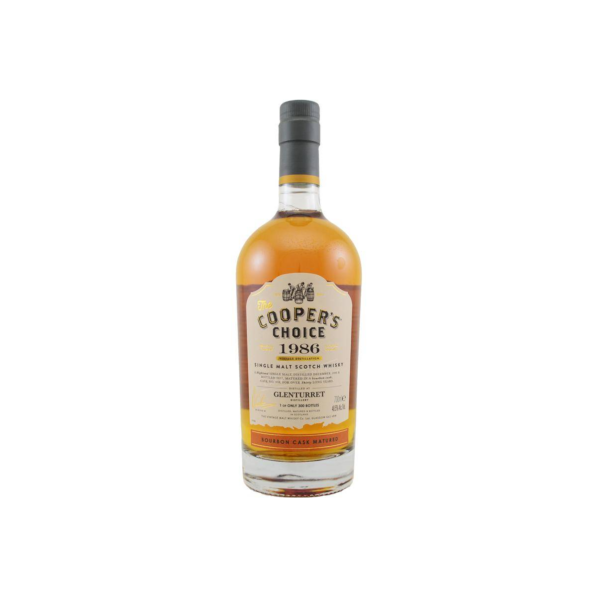 The Glenturret The Cooper's Choice 1986 30 Years Single Malt Whisky