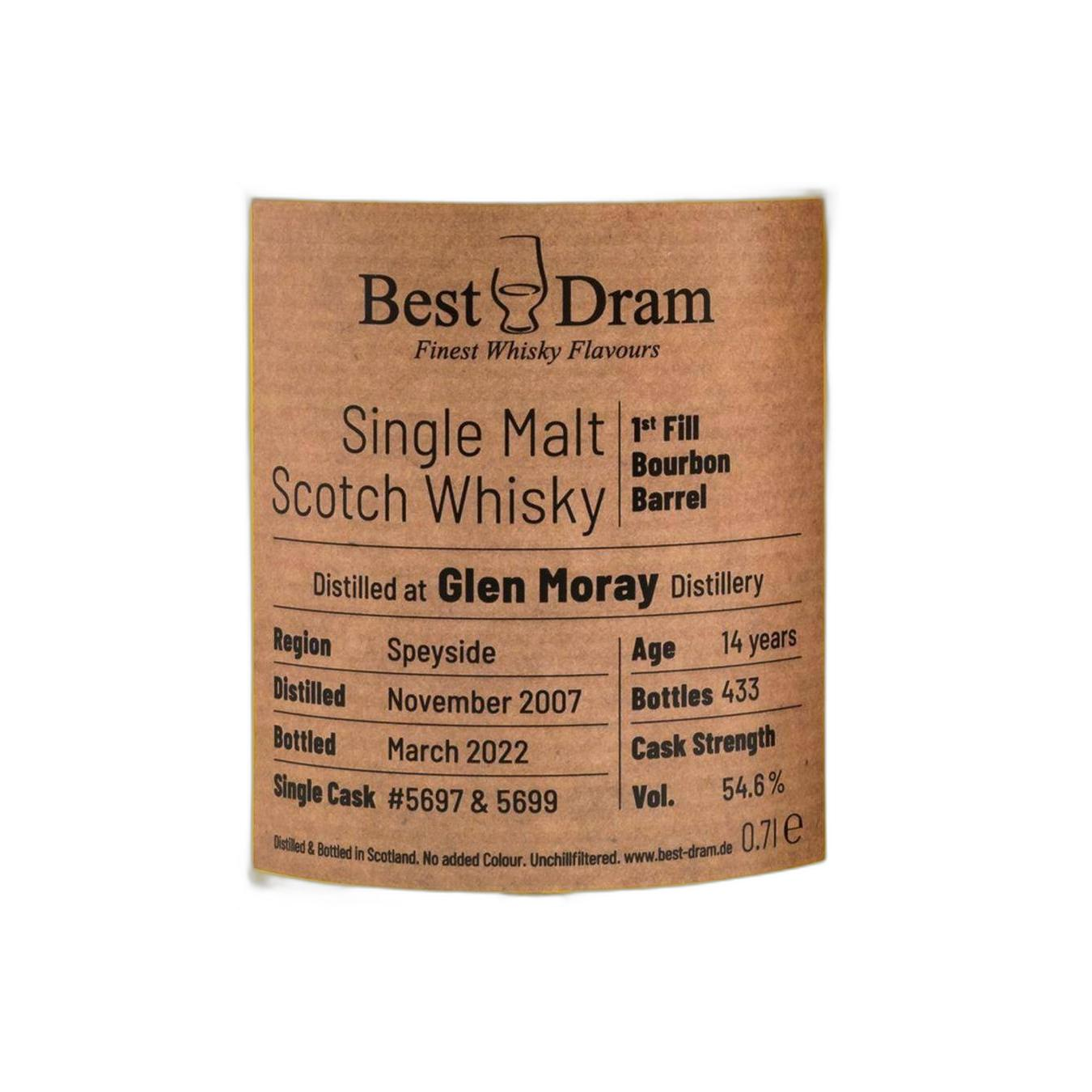 Glen Moray 2007 14 Years Single Malt Whisky 2