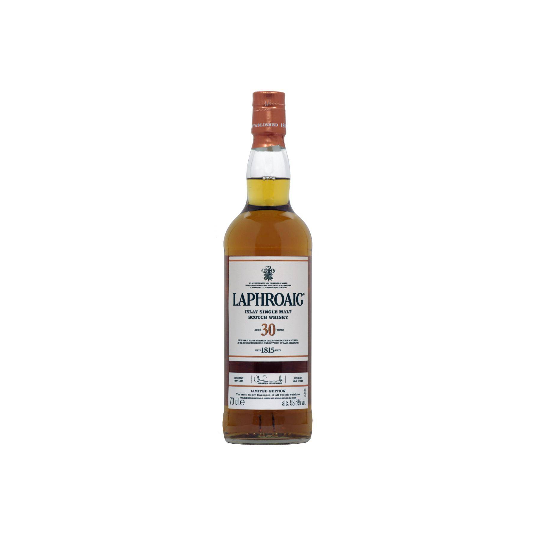Laphroaig Limited Edition 1985 30 Years Single Malt Whisky