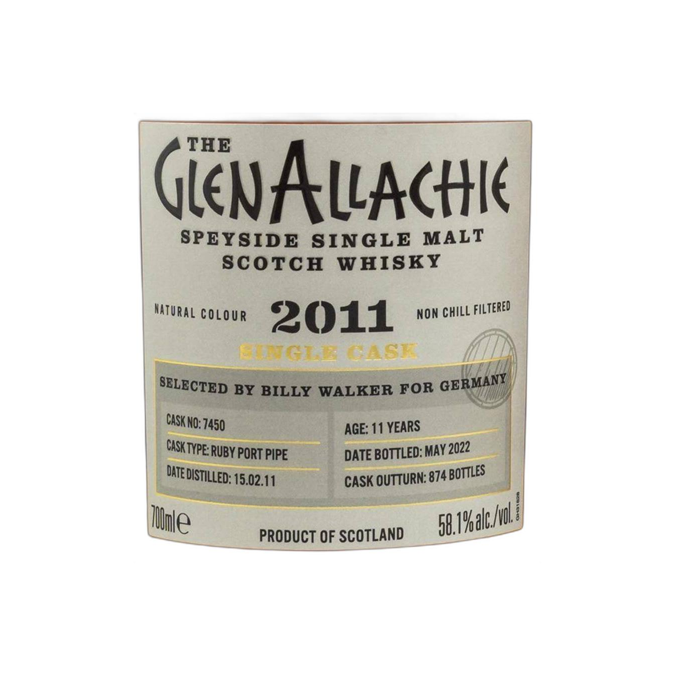 The GlenAllachie Single Cask 2011 11 Years Single Malt Whisky 3