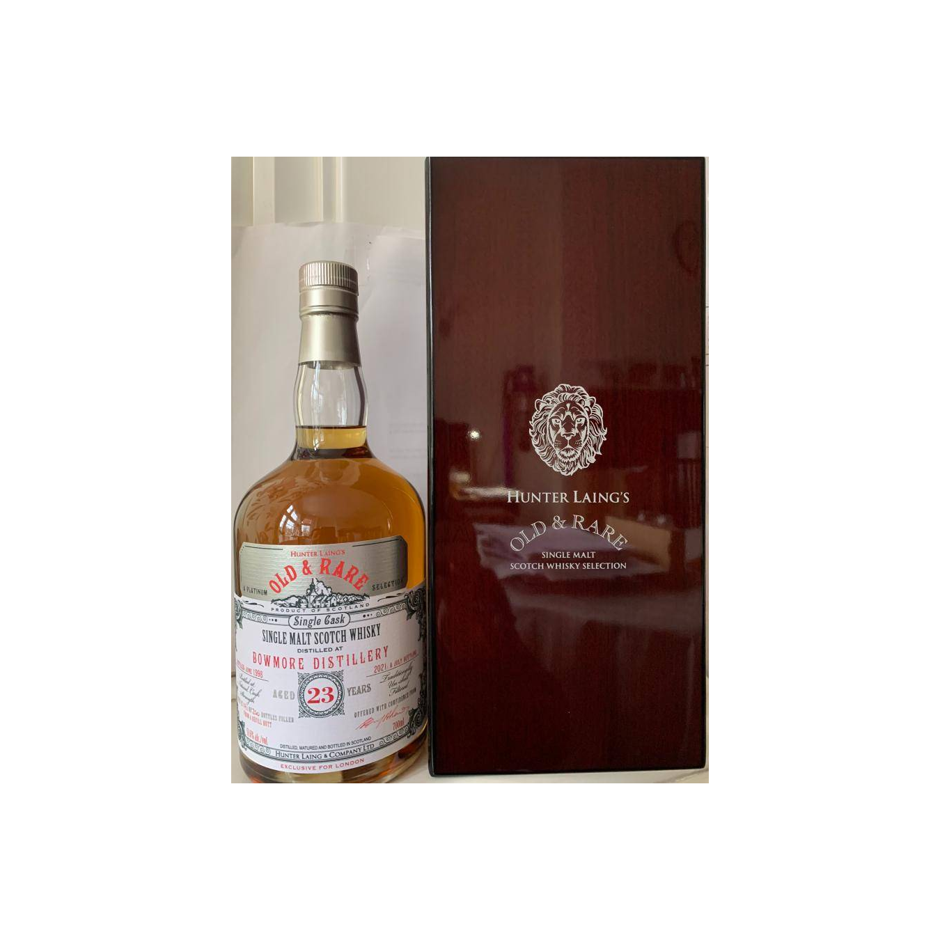 Bowmore 1998 23 Years Single Malt Whisky 2