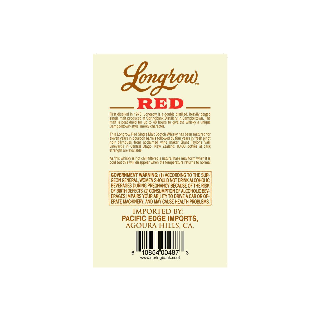 Longrow 15 Years Single Malt Whisky 2