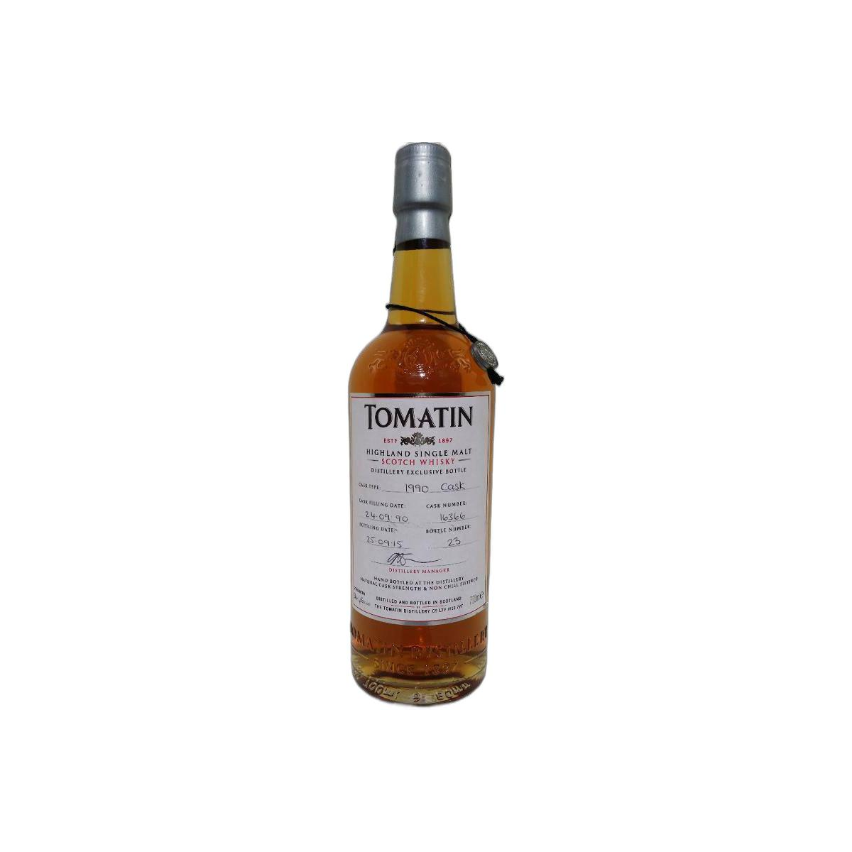 Tomatin 1990 24 Years Single Malt Whisky