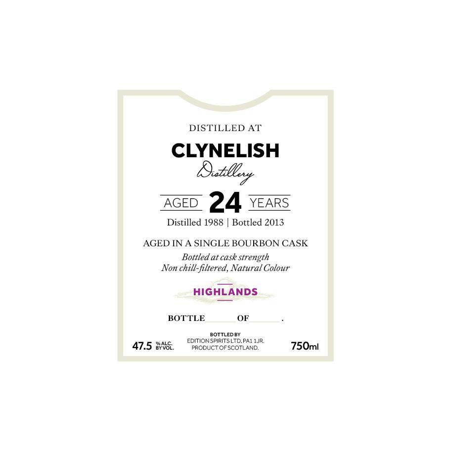 Clynelish The First Editions 1988 24 Years Single Malt Whisky 2