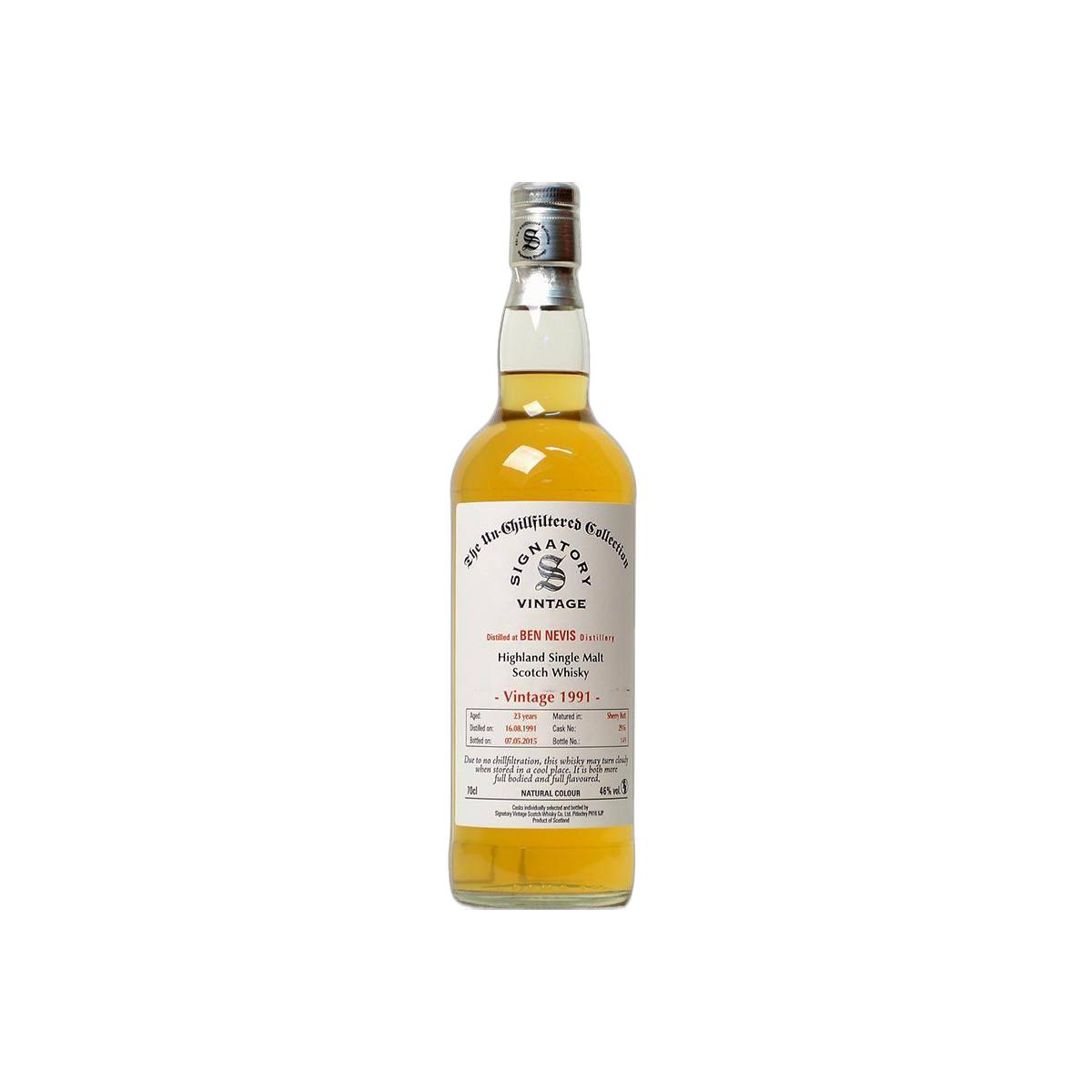 Ben Nevis The Un-Chillfiltered Collection 1991 23 Years Single Malt Whisky 2