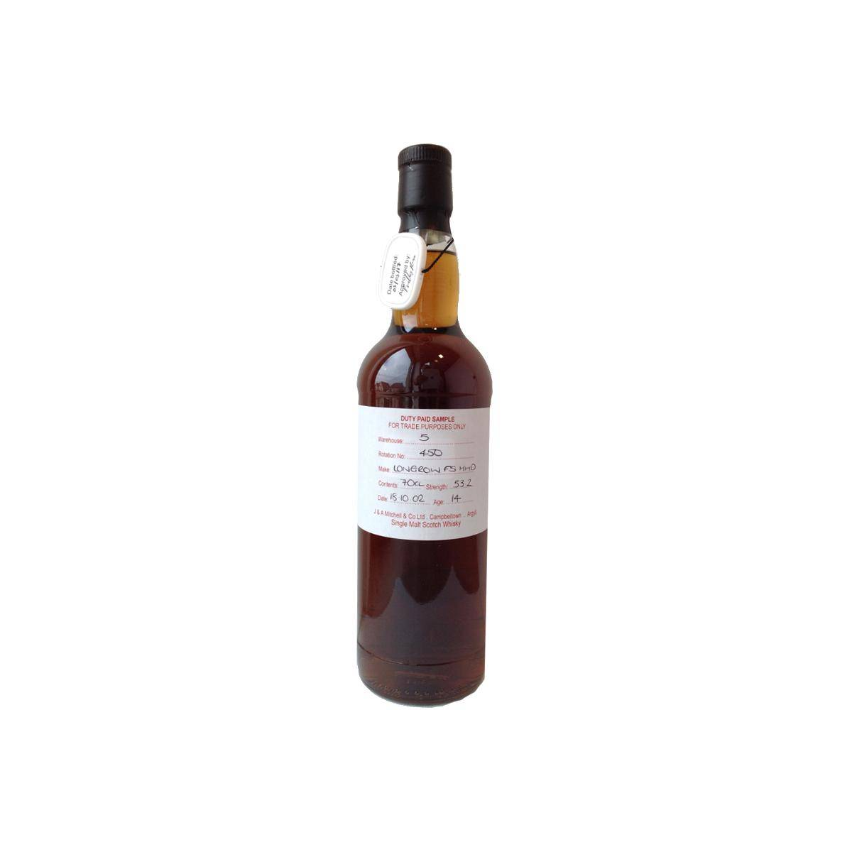 Longrow Duty Paid Sample - For Trade Purposes Only 2002 14 Years Single Malt Whisky