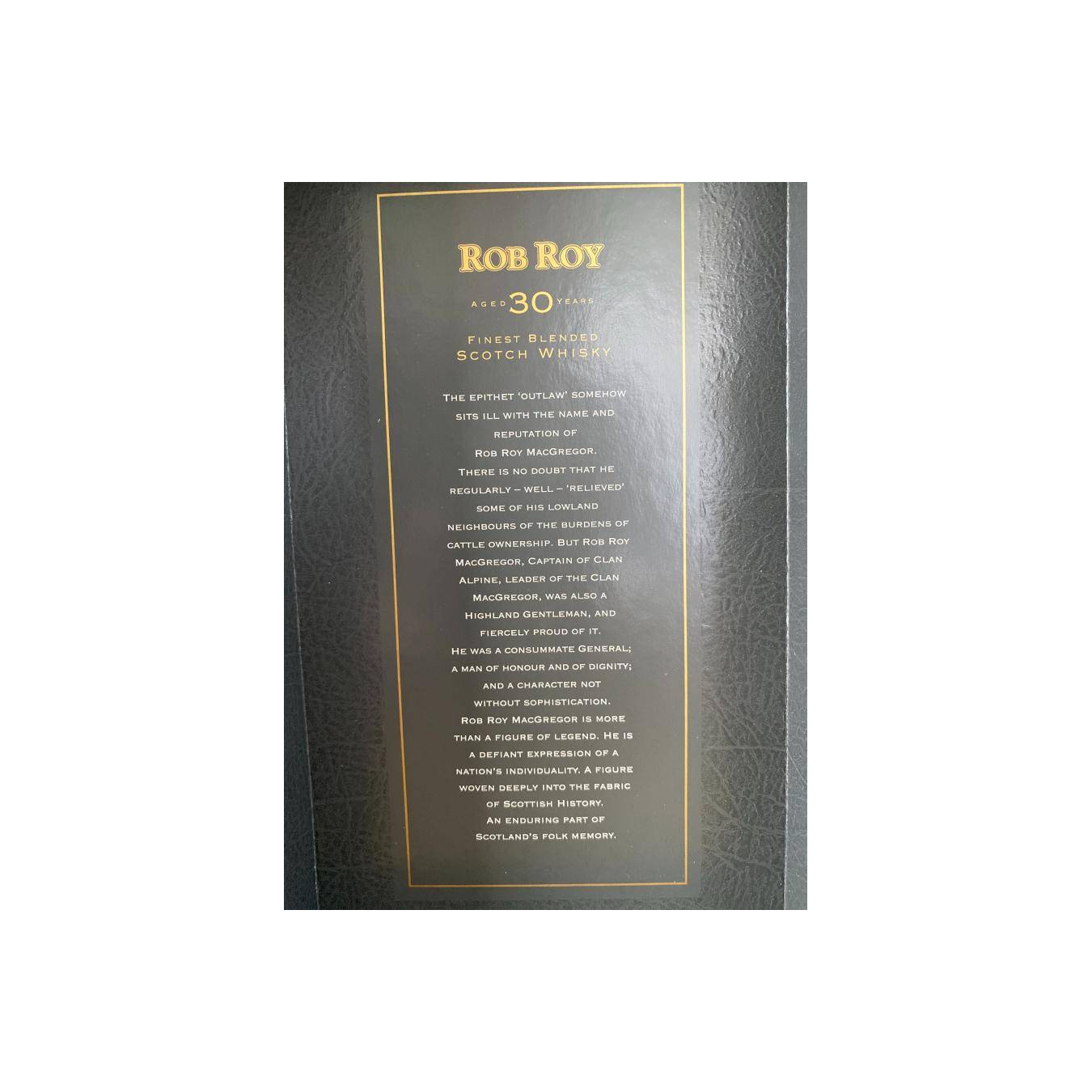 Rob Roy 30-year-old 3