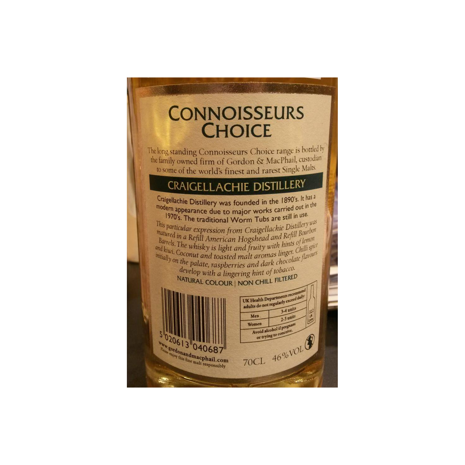 Craigellachie Connoisseurs Choice 1997 17 Years Single Malt Whisky 3