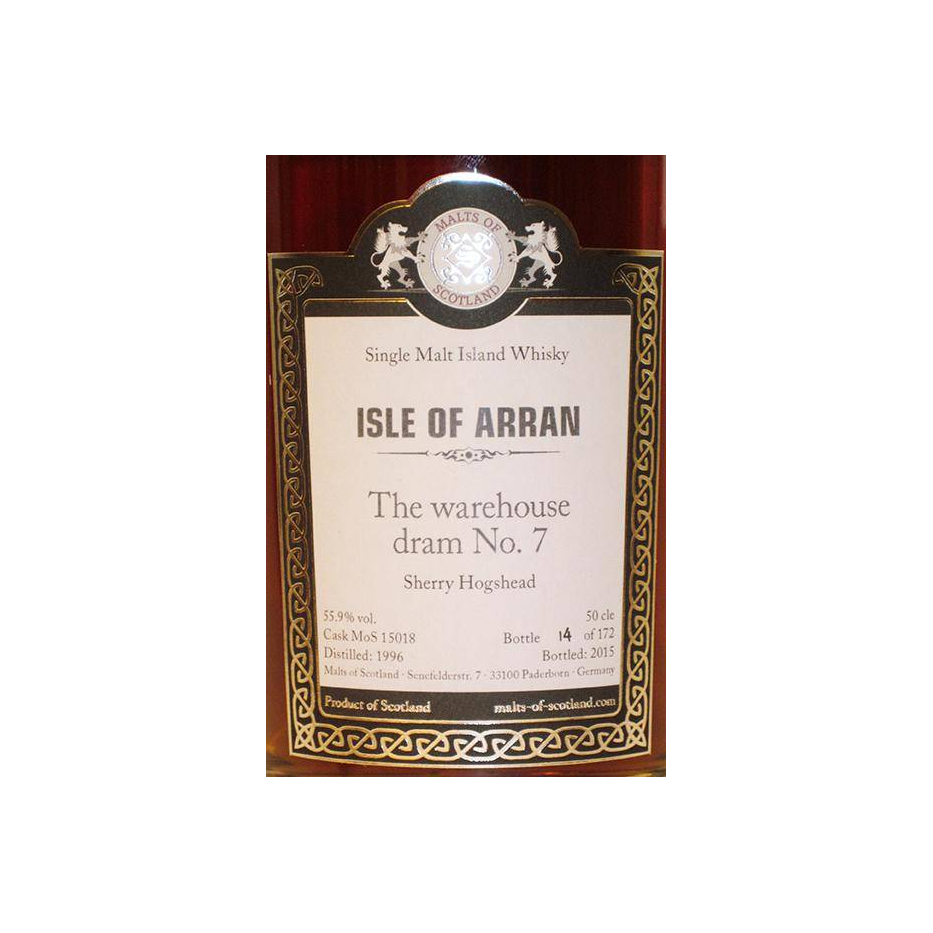Arran 1996 19 Years Single Malt Whisky