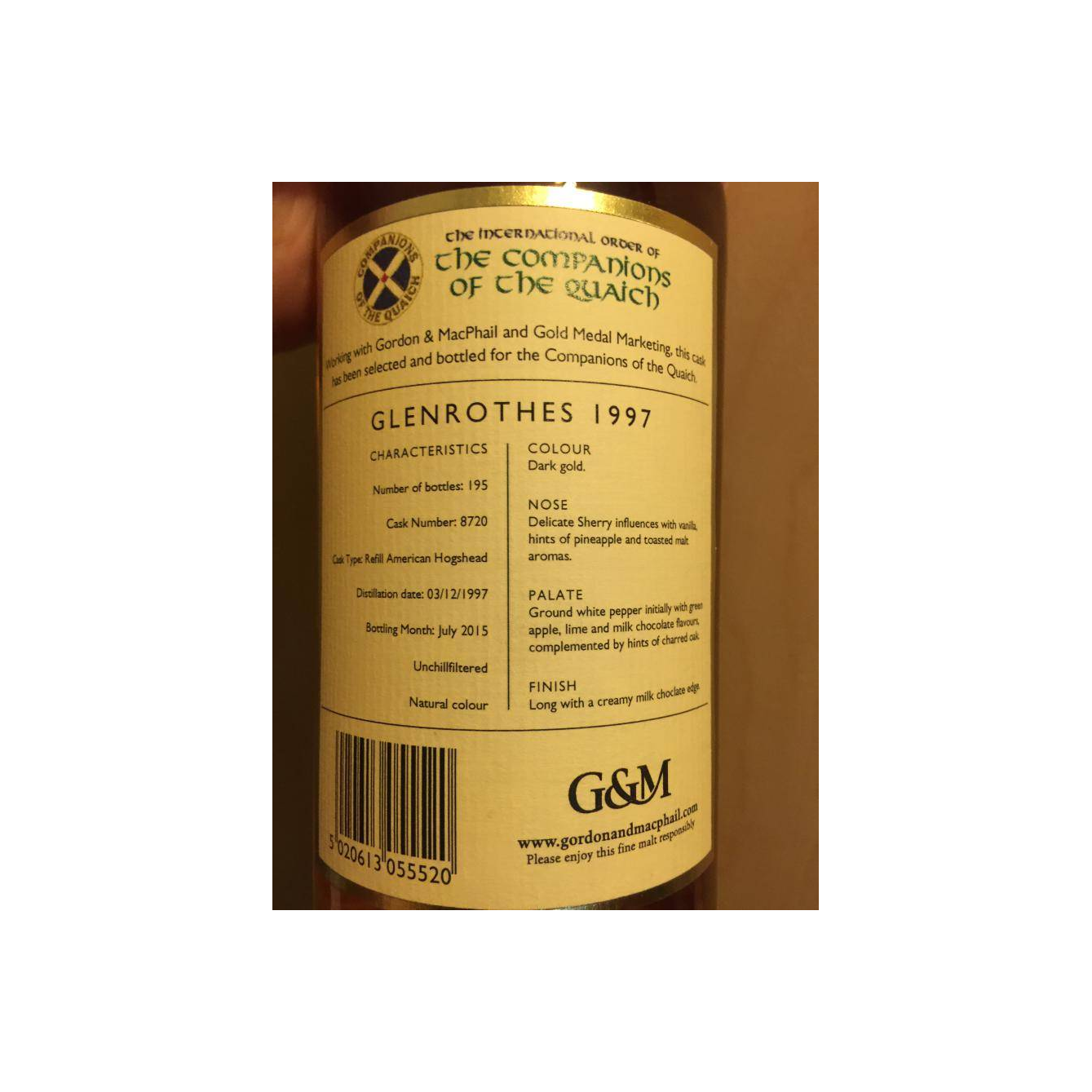 The Glenrothes Reserve 1997 17 Years Single Malt Whisky 2
